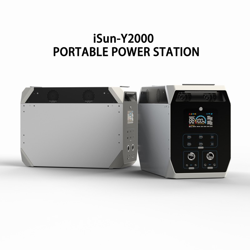 iSun Y2000 Portable Power Station│2000W 2400WH│640000mAh