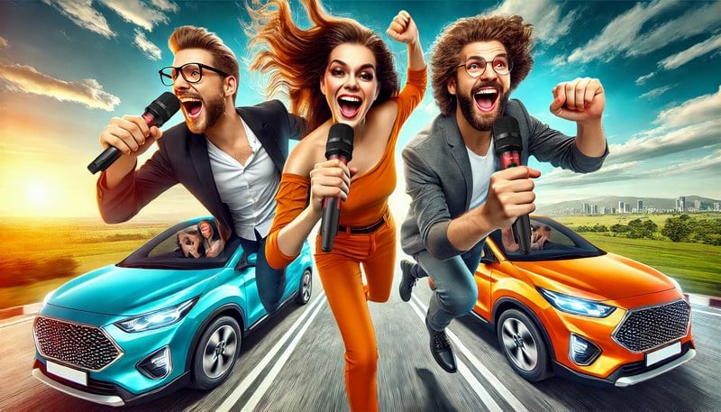 wireless microphone with bluetooth for car FM radio