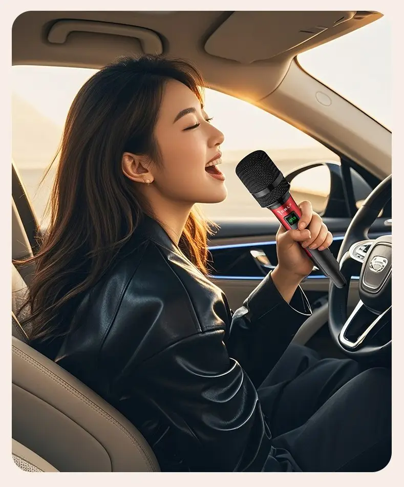 wireless microphone with bluetooth for car FM radio